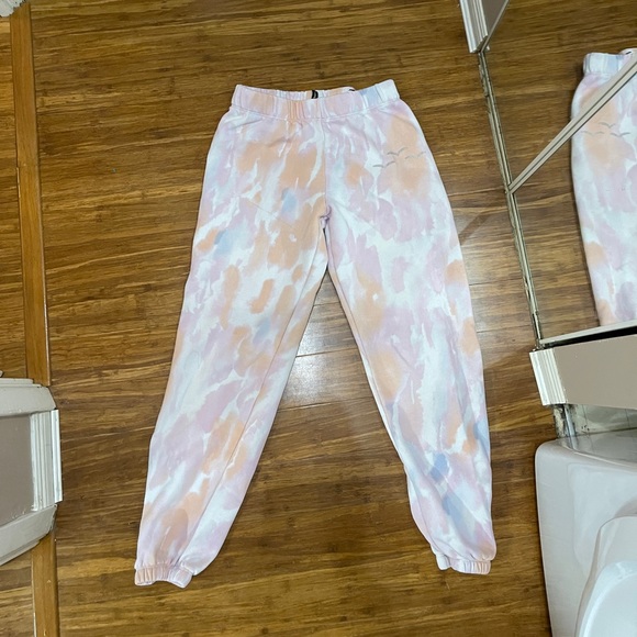 Lazypants Pink & Peach Sweatpants - Picture 1 of 3